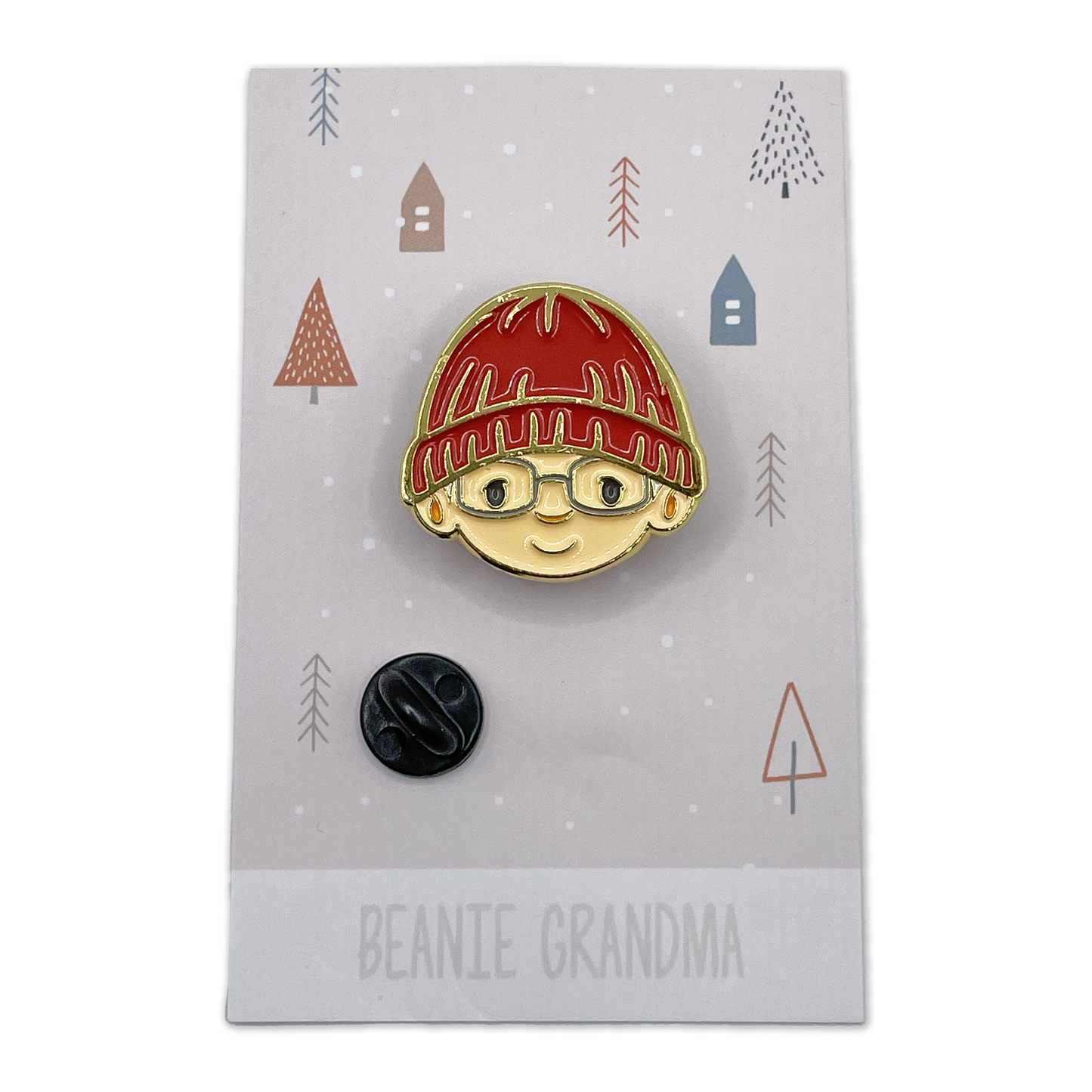 Beanie Grandma Pin